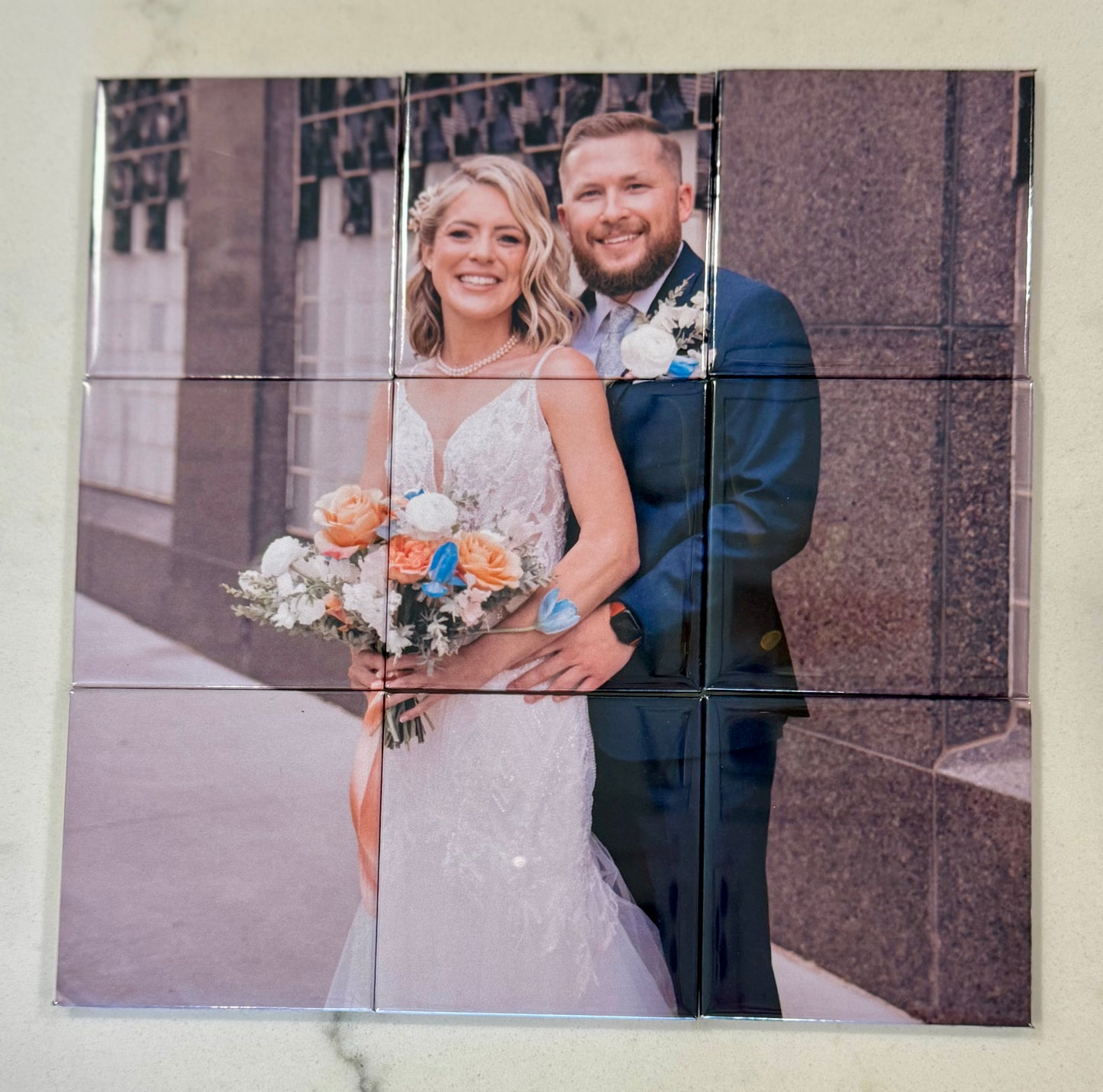 Custom Photo Magnet Puzzle (9-Piece Set)