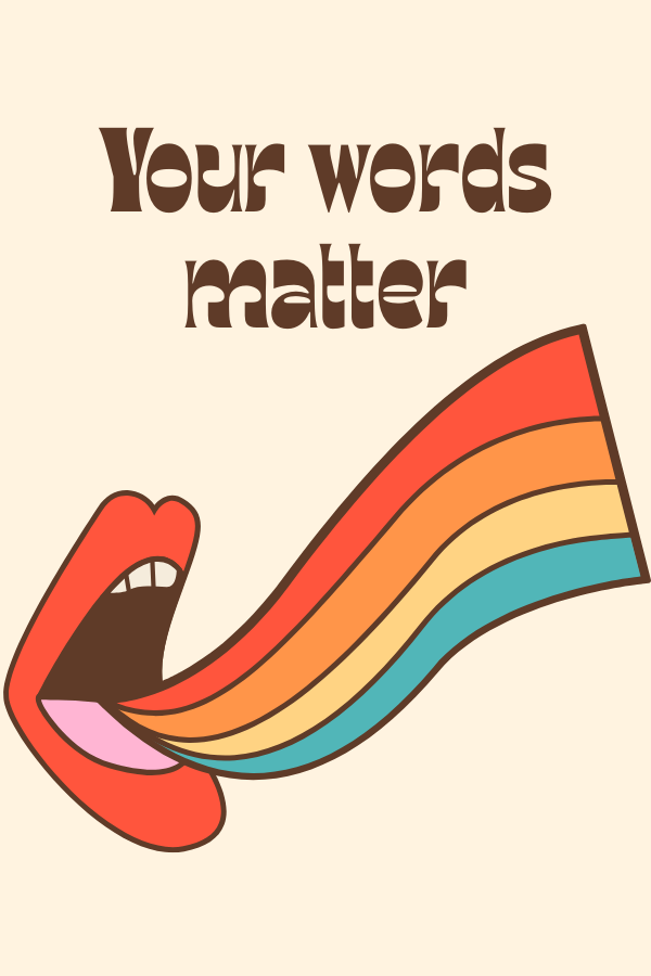 Your words matter - 2x3 magnet